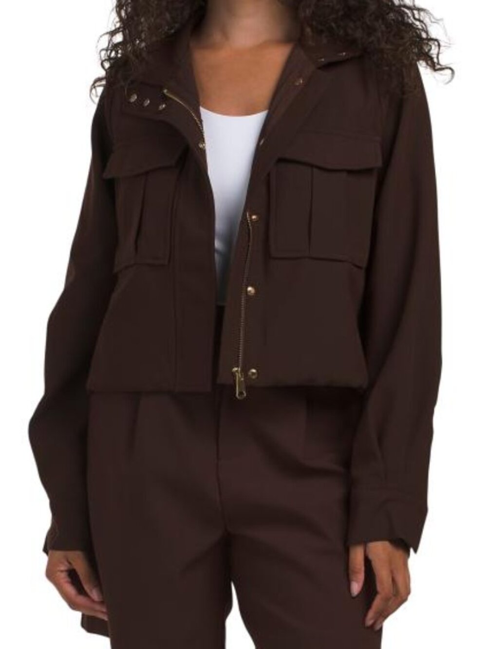 ENGLISH FACTORY Technical Drawstring Bomber Jacket